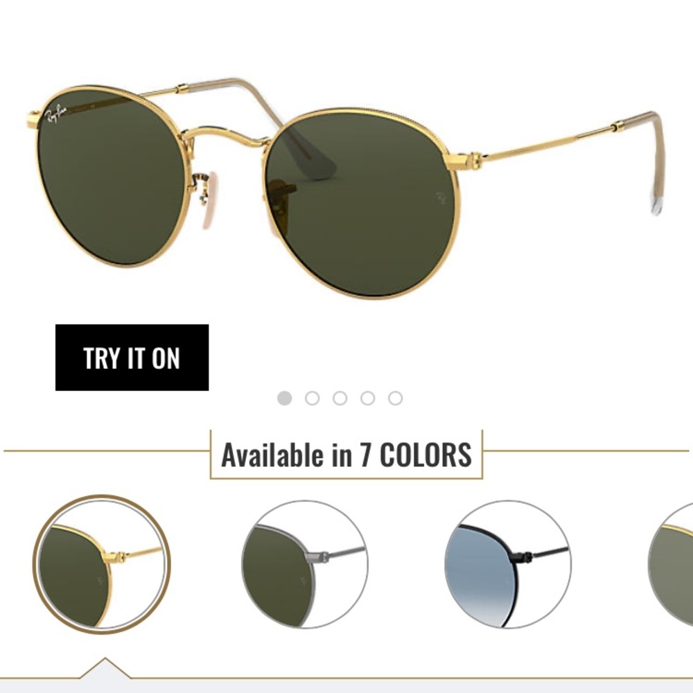 Round Metal Polarized RayBans
